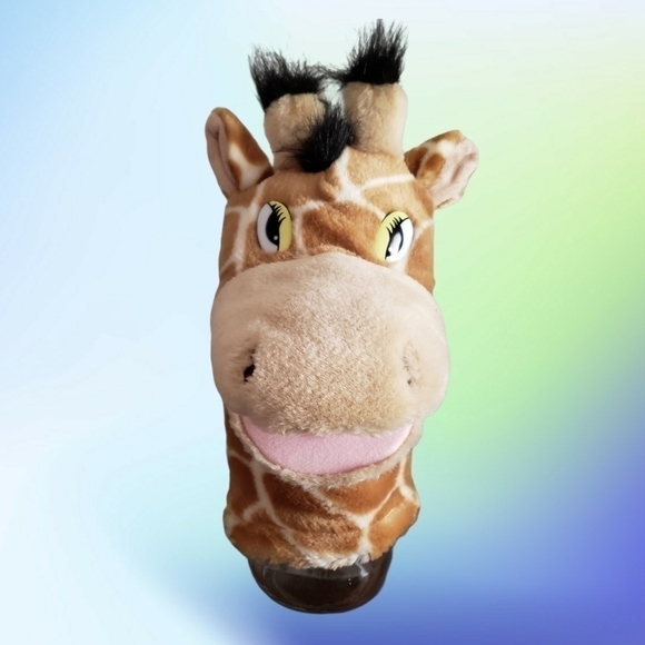 AURORA 10" Plush Jolie Hand Puppet Giraffe - Picture 3 of 5